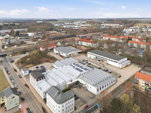 Gesamtareal - Halle in Mittweida