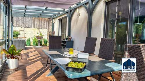 Windgeschützte Terrasse - 