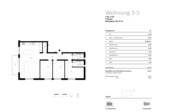 Grundriss Wohnung Nr. 3 - 