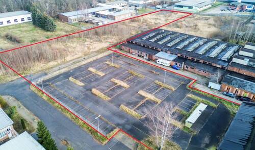 Gekennzeichnete Grundstücksfläche - Grundstück in Coswig