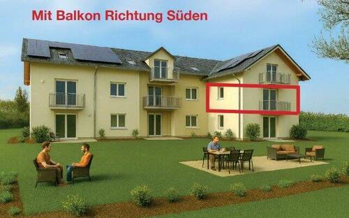 Wohnung 5 mit Balkon Richtung Süden - 