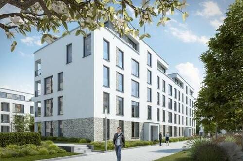Visualisierung - Campus Wohnen - Guter Hirte - Neubau-Eigentumswohnung mit Tiefgaragenstellplatz