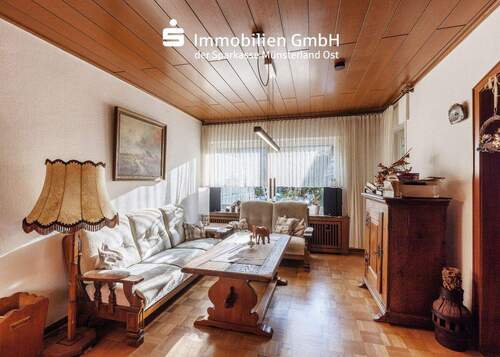 Wohnzimmer - 4 Zimmer Reihenmittelhaus in Münster