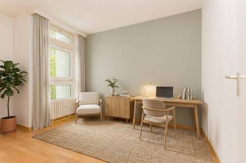 3. Zimmer als Arbeitszimmer - KI-Visualisierung - 