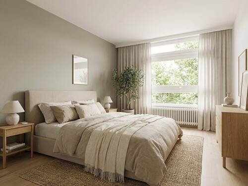 Schlafzimmer - KI-Visualisierung - 