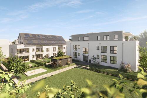 Gärten nachhaltig angelegt - 3 Zimmer Etagenwohnung in Möglingen