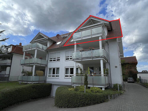 Hausansicht vom Garten - 3 Zimmer Etagenwohnung zum Kaufen in Minden