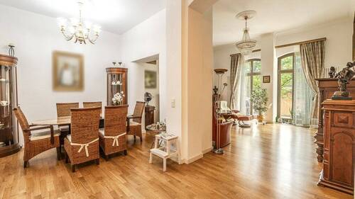 Blick in den Essbereich - Etagenwohnung mit 108,00 m&sup2; in Potsdam zum Kaufen