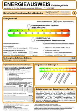 Energieausweis - 