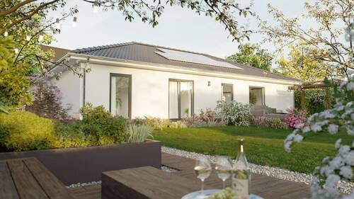 Bungalow 131 Gartenansicht.jpg - LUX-Pendler aufgepasst: Attraktiver Bungalow in Trierweiler