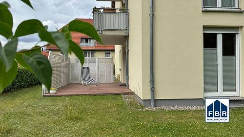 Gartenanteil mit Terrasse - 