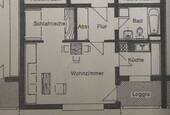 Grundriss - 1 Zimmer Etagenwohnung zum Kaufen in Kulmbach