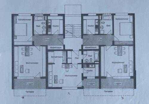 Etagenplan - 1 Zimmer Etagenwohnung in Kulmbach