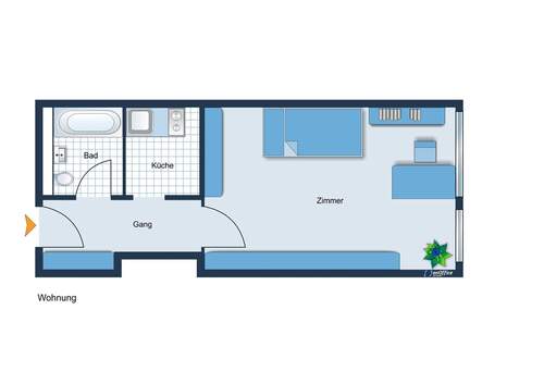Grundriß Whg. - 