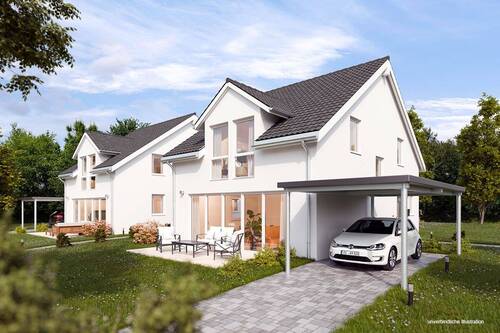 Ansicht - 6 Zimmer Einfamilienhaus in Köngen