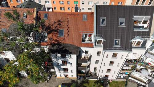 Rückansicht - Etagenwohnung mit 47,00 m&sup2; in Leipzig zum Kaufen