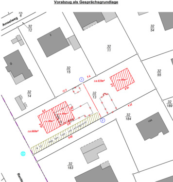 Bebauungs- und Teilungsvorschlag - 