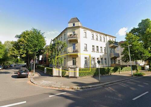 Außenansicht - Vermietete 2-Raum-Eigentumswohnung, Erdgeschoss, inkl. PKW-Stellplatz, Dresden-Gruna, Nähe Großer Garten
