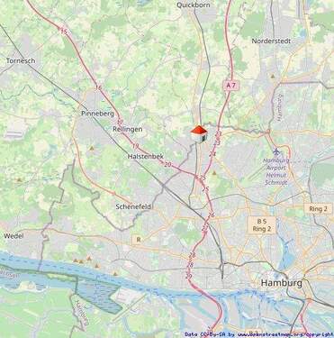 Lage in Hamburg - 