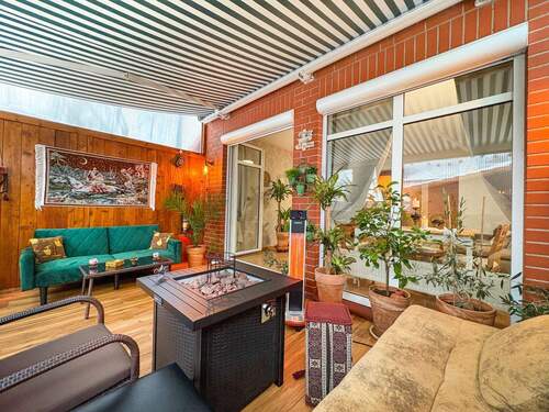 Wintergarten mit Heizöfen - 