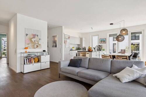 Wohnbereich - Etagenwohnung mit 124,00 m&sup2; in Düsseldorf zum Kaufen