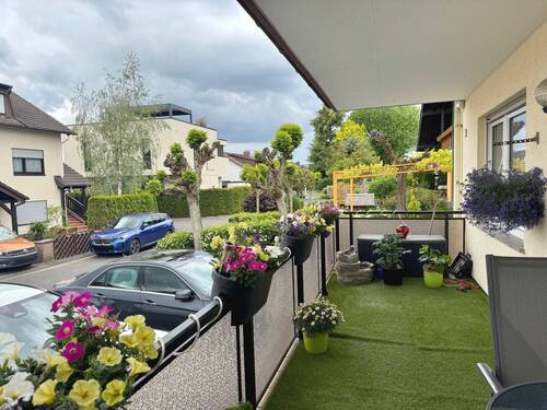 Balkon Ansicht 2 - 3 Zimmer Etagenwohnung zum Kaufen in Wiesbaden