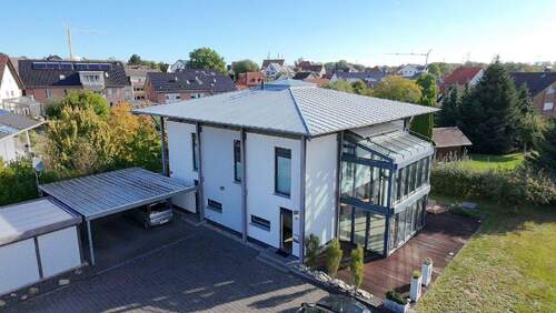 Süd-West Ansicht - 8 Zimmer Einfamilienhaus in Paderborn-Wewer