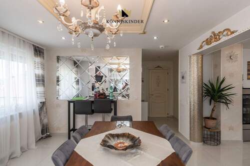 1.OG Sicht Ess- & Eingangsbereich - 