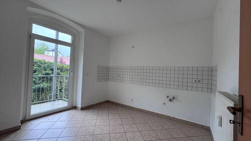 Küche mit Balkon - 