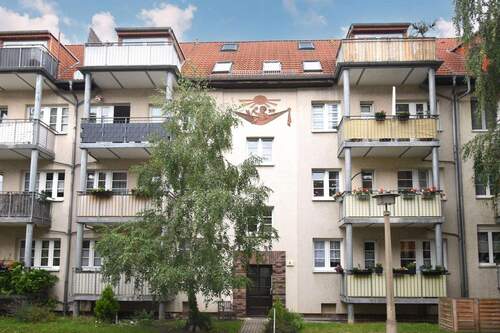 Gebäudeansicht - VOLL VERMIETET, STARK INVESTIERT - Mehrfamilienhaus in Leipzig-Gohlis mit 10 Einheiten