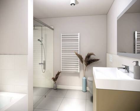 Visualisierung Badezimmer - 2 Zimmer Etagenwohnung in Magdeburg