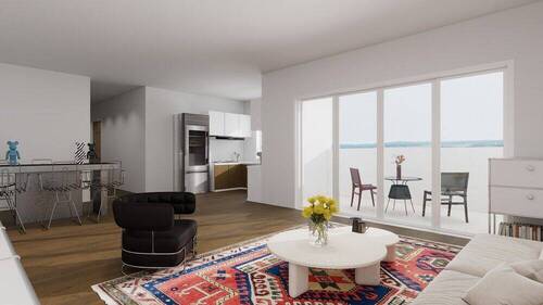 Beispielbild Wohn-Esszimmer 3 - Neubau* Eine Investition für die Zukunft. Großzügige 3-Zimmer Wohnung mit Balkon und Lift