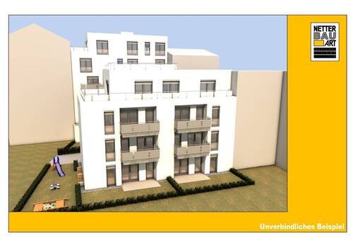 Visu 1.jpg - 2 Zimmer Terrassenwohnung zum Kaufen in Nürnberg