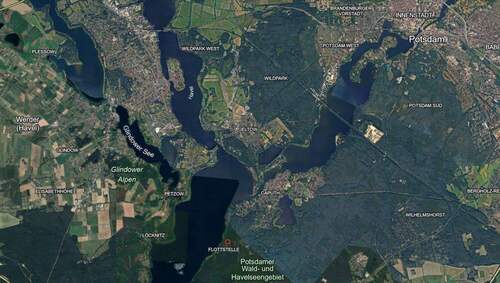 Luftbild Flottstelle1.jpg - 4 Zimmer Einfamilienhaus in Schwielowsee