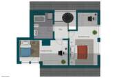 Grundriss Skizze Maisonette - 