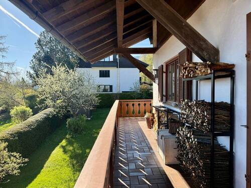 Der Balkon Richtung Süden-Ost - 