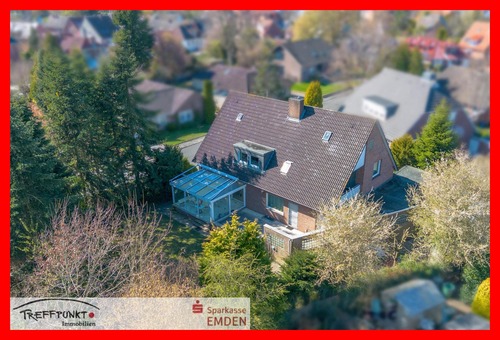 Gartenansicht - Einfamilienhaus mit 207,60 m² in Emden zum Kaufen