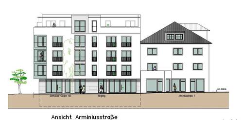Ansicht Arminiusstraße - 2 Zimmer Etagenwohnung in Bad Lippspringe
