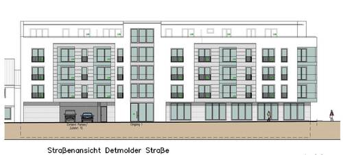 Ansicht Detmolder Straße - Etagenwohnung mit 64,70 m&sup2; in Bad Lippspringe zum Kaufen
