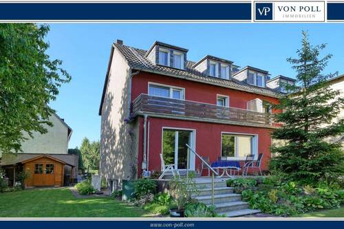 Ansicht_Rückseite - Familienfreundliche Doppelhaushälfte auf großem Erbpachtgrundstück in Stadtgarten-Nähe