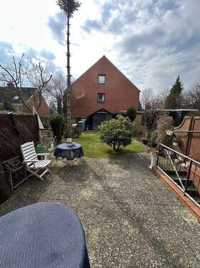 Aussicht nach Süden mit Garten - Reihenmittelhaus mit 127,00 m&sup2; in Kiel zum Kaufen