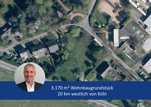 3.170 m² in Elsdorf-Heppendorf - 3.170 m² Wohnbaugrundstück in Elsdorf-Heppendorf bei Kerpen-Sindorf - 20 km westlich von Köln