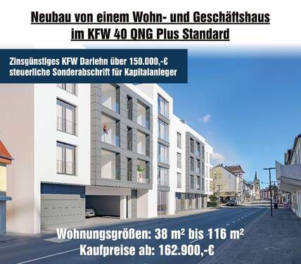 Bild 1 - Neubauprojekt in Bad Lippspringe Exklusives Wohnen und Gewerbe in zentraler Lage