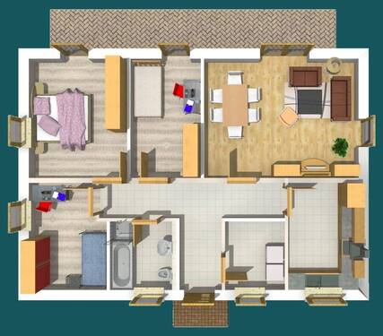 MHPL_BUNGALOW_01_EG_klein - 4 Zimmer Bungalow in Wagenfeld