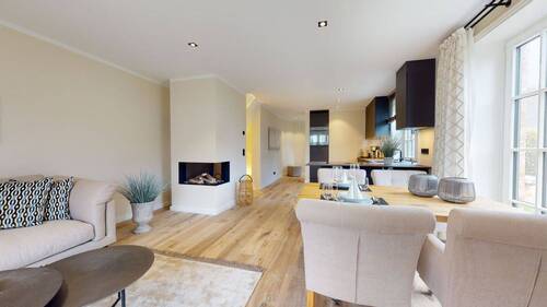 Wohnzimmer - Terrassenwohnung mit 101,00 m&sup2; in Hörnum (Sylt) zum Kaufen