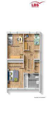 Schlafbereich im OG - 