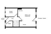 Grundriss Erdgeschoss - Terrassenwohnung mit 110,00 m&sup2; in Oevenum zum Kaufen