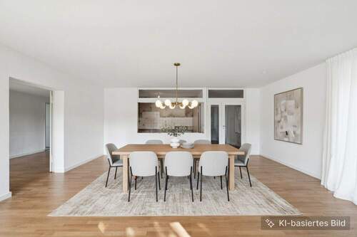 Blick in die Küche visualisiert - 5 Zimmer Etagenwohnung zum Kaufen in Berlin