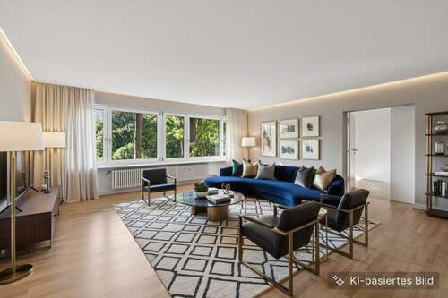 Wohnzimmer visualisiert - 