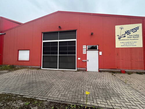 Bild 1 - Gewerbehalle mit Büroräumen, WC´s und Sektionaltor (Rheine,Lingen,Ibbenbüren)